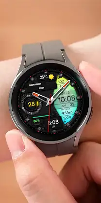 Hybrid RUDUMAK CTS5 Watch face screenshot 6