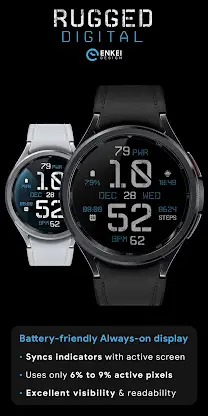 Rugged Digital - watch face screenshot 4