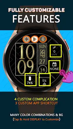 RW75-V2 Gold Luxury Digital screenshot 3