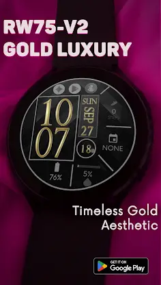 RW75-V2 Gold Luxury Digital screenshot 2