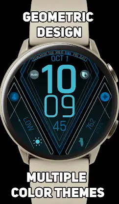 RW101 Cyber Neon Digital Face screenshot 5