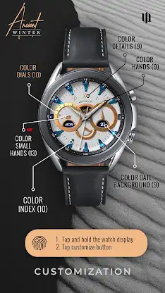 S4U Ancient Winter watch face screenshot 3