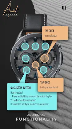 S4U Ancient Winter watch face screenshot 4
