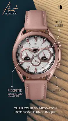 S4U Ancient Winter watch face screenshot 2