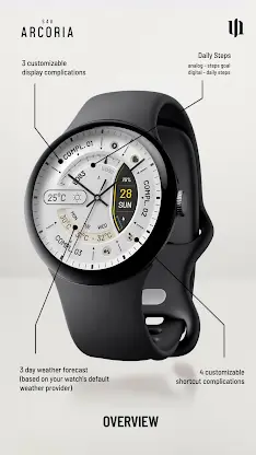 S4U Arcoria Hybrid Watch Face screenshot 3