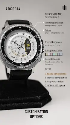 S4U Arcoria Hybrid Watch Face screenshot 5