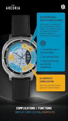 S4U Arcoria Hybrid Watch Face screenshot 6