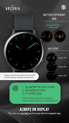 S4U Arcoria Hybrid Watch Face screenshot 7