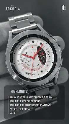 S4U Arcoria Hybrid Watch Face screenshot 2