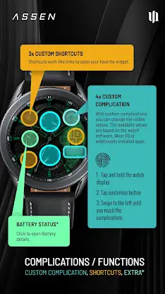 S4U Assen - Hybrid watch face screenshot 5