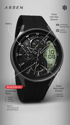 S4U Assen - Hybrid watch face screenshot 3