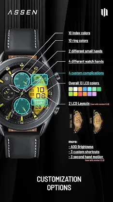 S4U Assen - Hybrid watch face screenshot 6