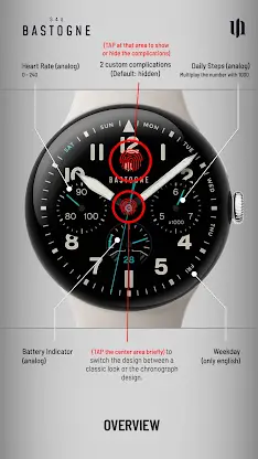 S4U Bastogne Field watch face screenshot 4