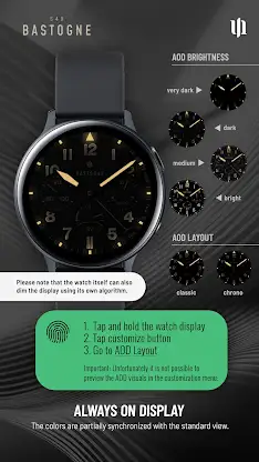 S4U Bastogne Field watch face screenshot 7