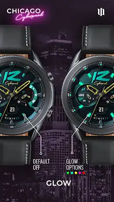 S4U Cyberpunk watch face screenshot 8
