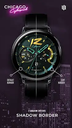 S4U Cyberpunk watch face screenshot 6