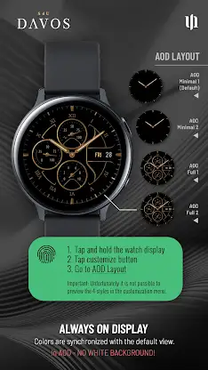 S4U Davos - Classic watch face screenshot 7
