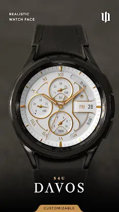 S4U Davos - Classic watch face screenshot 1