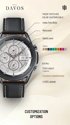 S4U Davos - Classic watch face screenshot 5