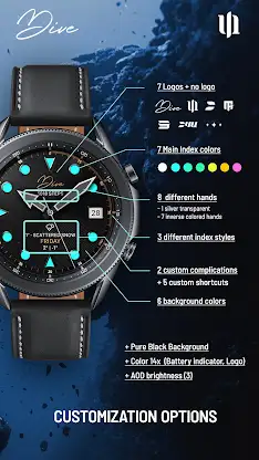 S4U Dive - Diver watch face screenshot 3