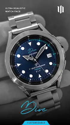 S4U Dive - Diver watch face screenshot 1