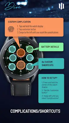 S4U Dive - Diver watch face screenshot 7