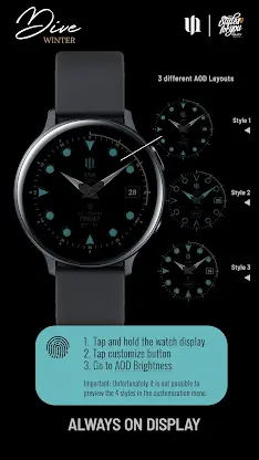 S4U Dive Winter - watch face screenshot 8