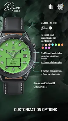 S4U Dive Winter - watch face screenshot 5
