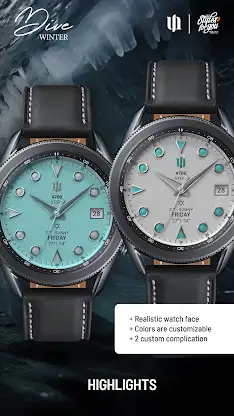 S4U Dive Winter - watch face screenshot 3