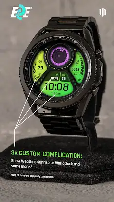 S4U EYE2 - digital watch face screenshot 2