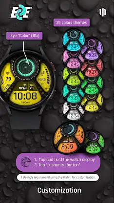 S4U EYE2 - digital watch face screenshot 5