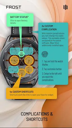 S4U Frost - classic watch face screenshot 6