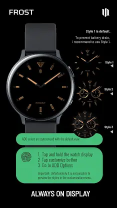 S4U Frost - classic watch face screenshot 7