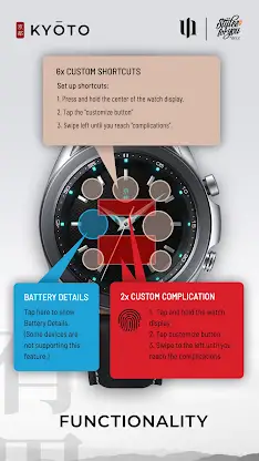 S4U Kyoto realistic watch face screenshot 4