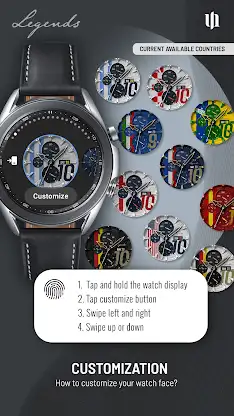 S4U Legends soccer watch face screenshot 7