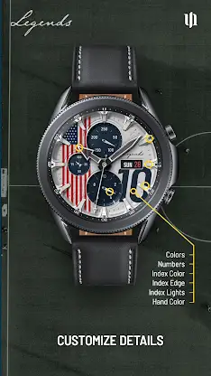 S4U Legends soccer watch face screenshot 8