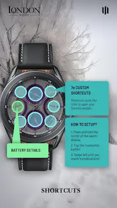 S4U London Winter - Watch face screenshot 6
