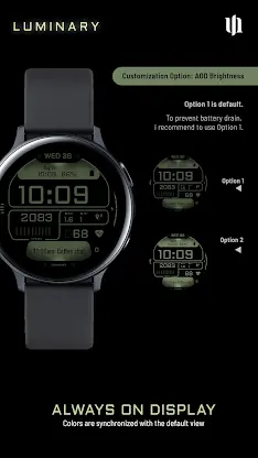 S4U Luminary - LCD watch face screenshot 8