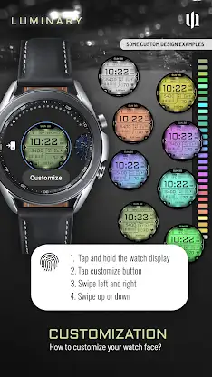 S4U Luminary - LCD watch face screenshot 7