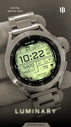 S4U Luminary - LCD watch face screenshot 1