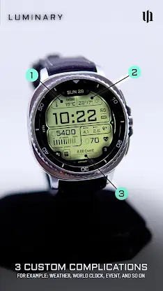S4U Luminary - LCD watch face screenshot 3