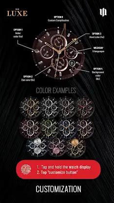 S4U Luxe - Analog watch face screenshot 5