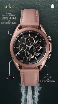 S4U Luxe - Analog watch face screenshot 2