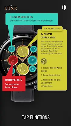 S4U Luxe - Analog watch face screenshot 4