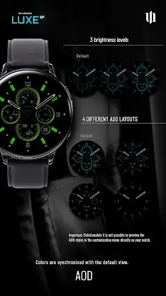 S4U Luxe SP silver watch face screenshot 6