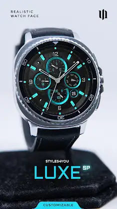 S4U Luxe SP silver watch face screenshot 1