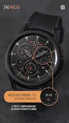 S4U Macau Pilot watch face screenshot 2