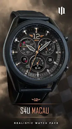 S4U Macau Pilot watch face screenshot 1