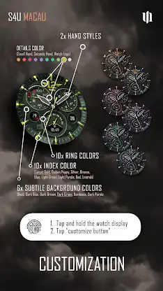 S4U Macau Pilot watch face screenshot 5
