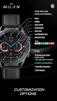 S4U Milan - Luxury watch face screenshot 5